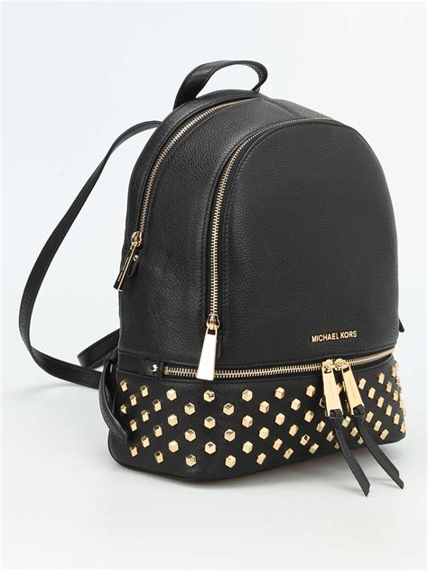 michael kors rhea large backpack olive|Michael Kors rhea studded backpack.